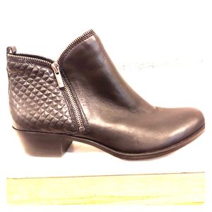 Lucky Brand Bartalino Black Leather Bootie SZ 11